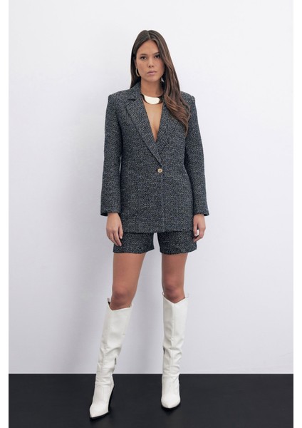 Klasik Tüvit Ceket - Sax Mavi indirimleri