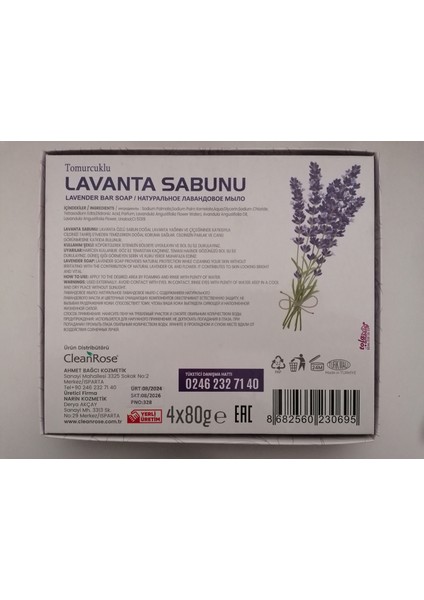 Tomurcuklu Lavanta,el Yapımı Banyo Sabunu 80X4 320GR. modelleri