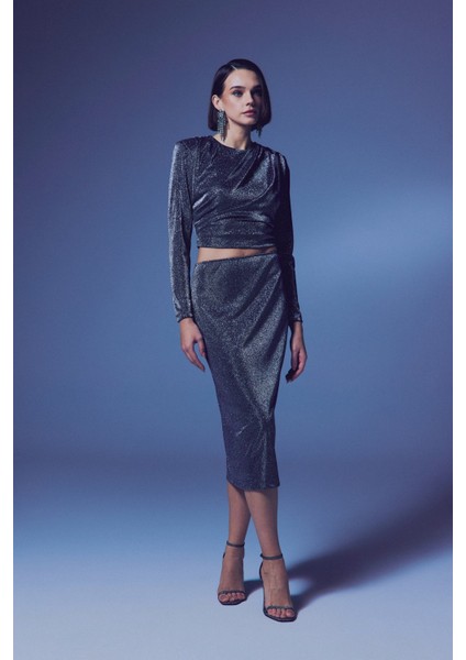 Parlak Kalem Etek - Antrasit