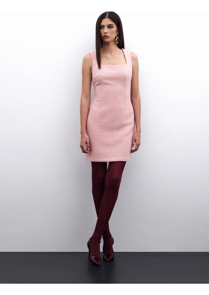 Mini Tüvit Elbise - Pudra indirimleri