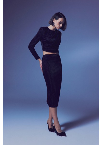 Parlak Kalem Etek - Siyah fiyatları