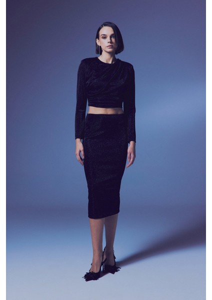 Parlak Kalem Etek - Siyah modelleri