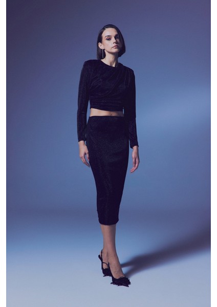 Parlak Kalem Etek - Siyah fırsatları