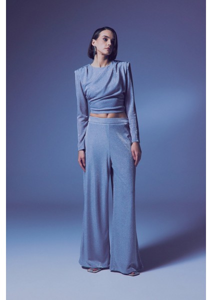 Simli Salaş Pantolon - Gümüş fiyatları