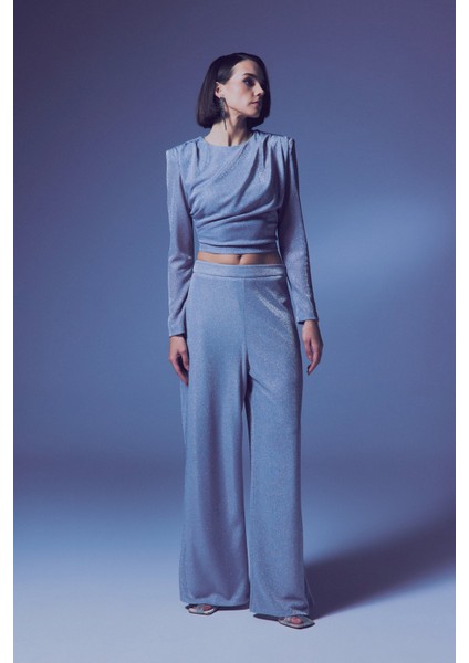 Simli Salaş Pantolon - Gümüş fırsatları