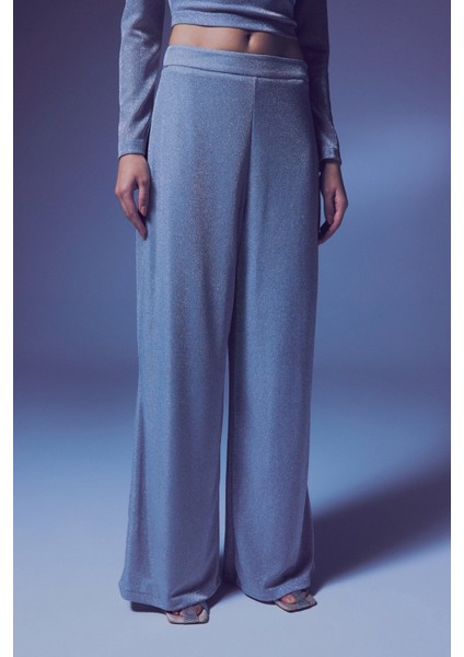 Simli Salaş Pantolon - Gümüş indirimleri