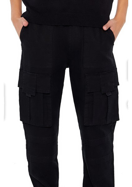 Slim-Fit Kargo Pantolon