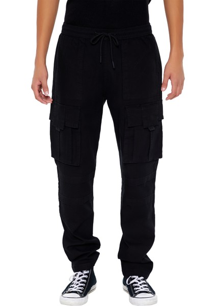 Slim-Fit Kargo Pantolon
