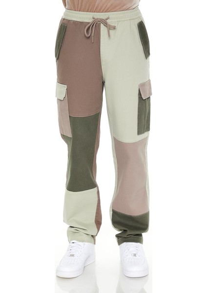 Colorblock Kargo Pantolon