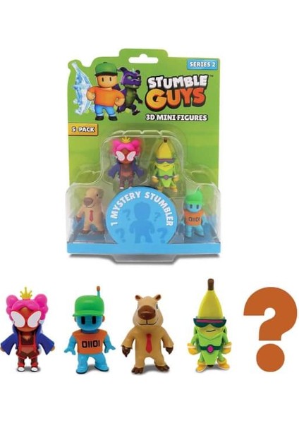 Stumble Guys 5’li Mini Figür Seti S2 TUY14000 Capybara