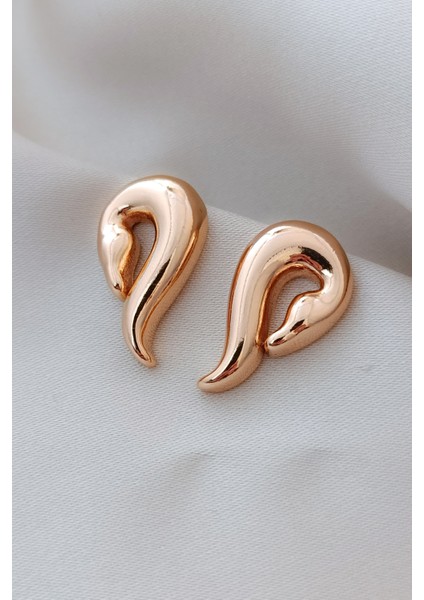 Kuğu Figür Rose Modern Günlük Elbise Küpe fırsatları