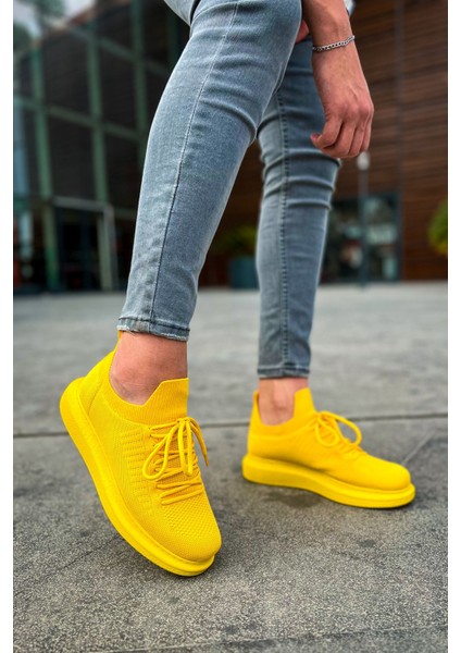 CH307 Rt Tricot Erkek Ayakkabı Sarı