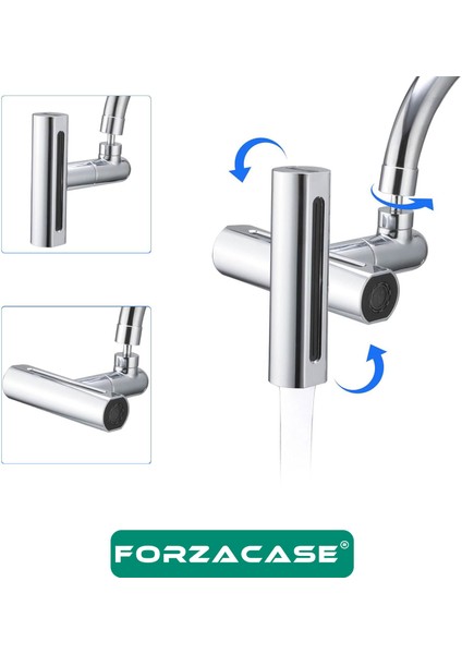 360 Derece Döner Musluk Başlığı Su Tasarruflu Çok Fonksiyonlu Musluk Ucu - FC935 indirimleri