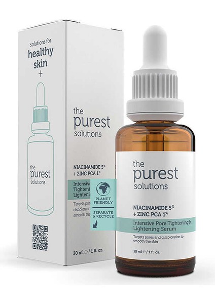 The Purest Solutıons Nıacınamıde+Zıncpca 30ML Intensıve Pore Tıghtenıng Lıghtenıng Serum