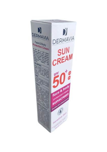 Dermavıa SPF50+ Güneş Kremi Hassas Ciltler 100 ml