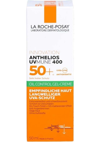 La Roche Posay Anthelıos Oıl Control Fluıd Akışkan Yüz Güneş Kremi 50ML fiyatları