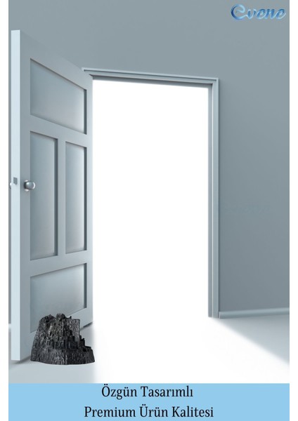 Kapı Stoperi Siyah Renk Dekoratif Kapı Tutucu Durdurucu 4 Adet Model 8 modelleri