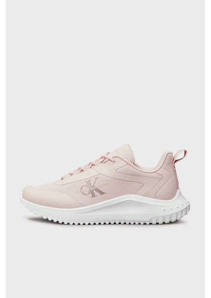 Logolu Kalın Tabanlı Sneaker Ayakkabı YW0YW014420JY Bayan Ayakkabı YW0YW01442 0jy