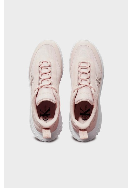Logolu Kalın Tabanlı Sneaker Ayakkabı YW0YW014420JY Bayan Ayakkabı YW0YW01442 0jy