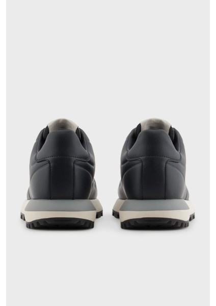 Logolu Deri Sneaker Ayakkabı Erkek Ayakkabı X4X684 XR323 00002 indirimleri