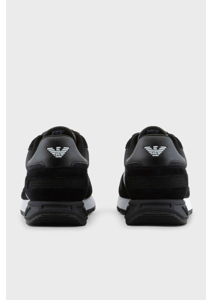 Logolu Süet Detaylı Sneaker Ayakkabı Unisex Ayakkabı X8X151 XK354 A120 indirimleri