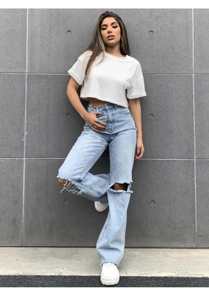 Kadın Crop Oversize