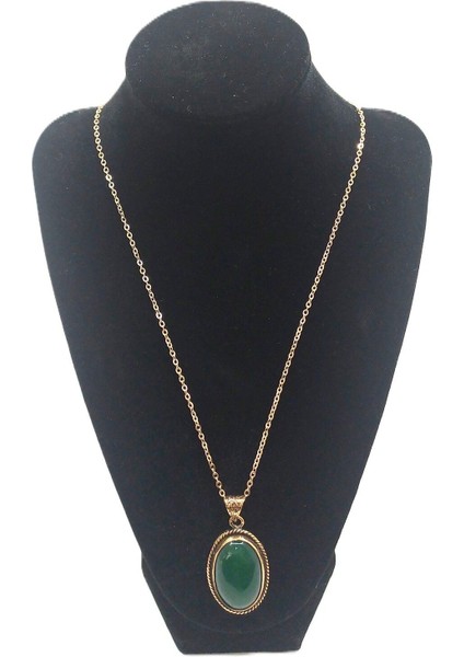 Kadın Doğal Taşlı Saf Bakır Kolye fiyatları