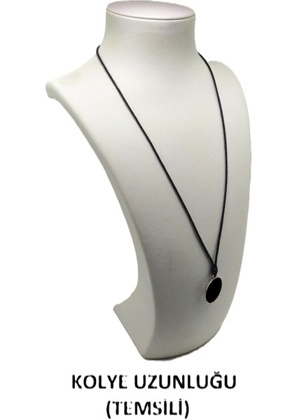 Unisex Kore Ip Askılı ve Krom Çelik Kaplamalı Tribal Kolye fiyatları