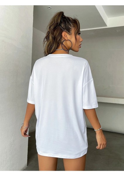 Beyaz Arizona Oversize T-Shirt fırsatları