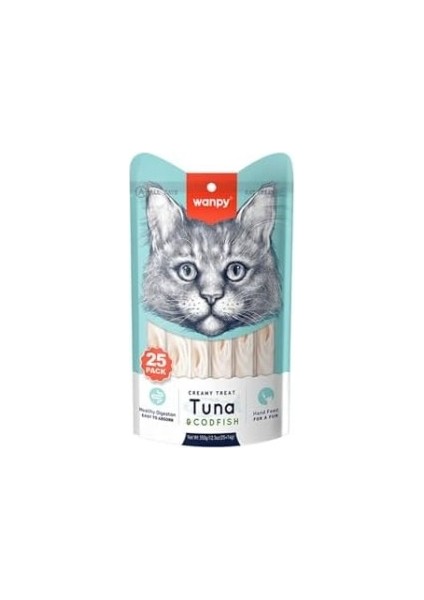 Ton&Morina Balıklı Krema Kedi Ödülü 14 gr x 25 Adet