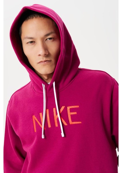 Sportswear Men's Hoodie Erkek Kapüşonlu Sweatshirt Fuşya modelleri