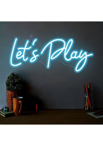 Let's Play Neon LED Işıklı Tablo