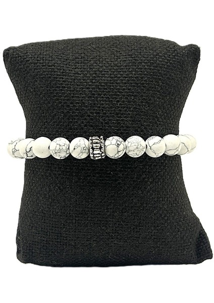 Unisex Esnek Misinalı Doğal Taş Bileklik