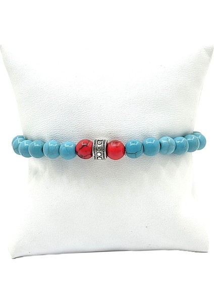 Unisex Esnek Misinalı Doğal Taş Bileklik