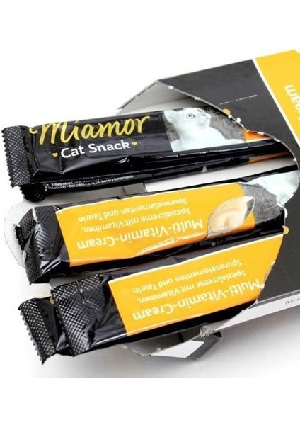 ‎Miamor Miamor Cream Multivitamin Katkılı Sıvı Kedi Ödülü 6X15 gr fiyatları