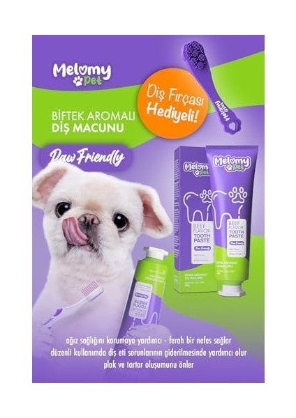 Melomy Biftek Aromalı Diş Macunu 50ML
