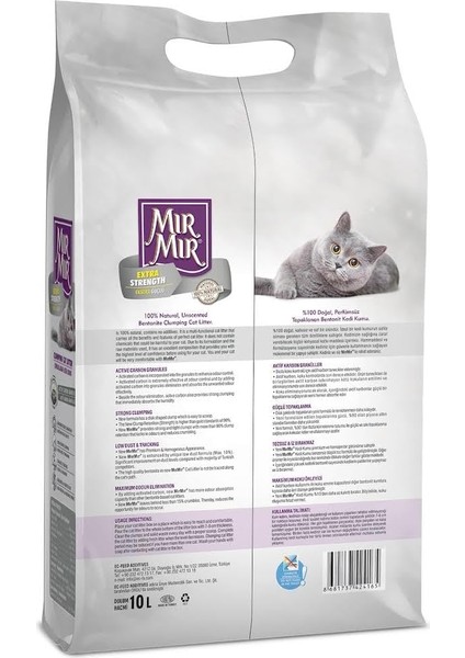 Mırmır Aktif Karbonlu Kedi Kumu 10 Litre