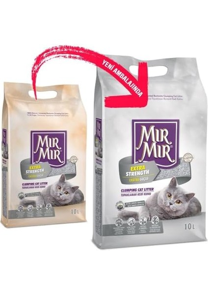 Mırmır Aktif Karbonlu Kedi Kumu 10 Litre