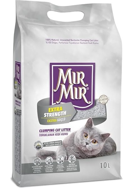 Mırmır Aktif Karbonlu Kedi Kumu 10 Litre