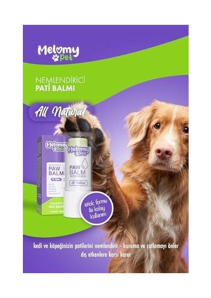 Melomy Kedi & Köpek Nemlendirici Pati Balmı modelleri