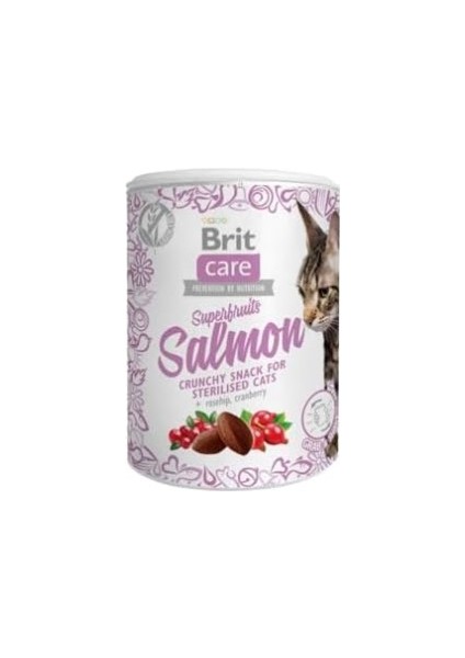 Superfruits Crunchy Snack, Süper Besinli ( Kızılcık ve Kuşburnu), Tahılsız, Somon Balıklı