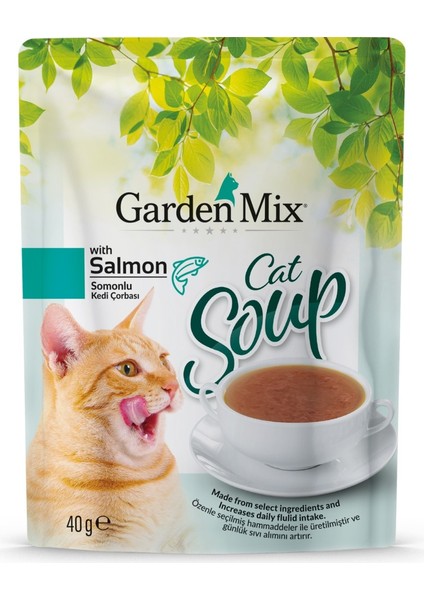 Gardenmix Somonlu Kedi Çorbası 40 Gr