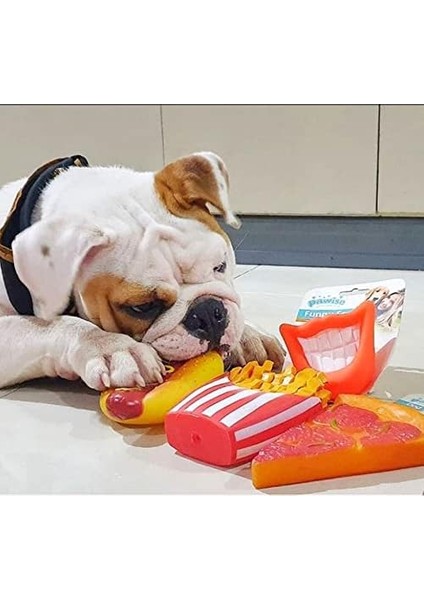 Kızarmış Patates Köpek Oyuncağı 9,5 cm