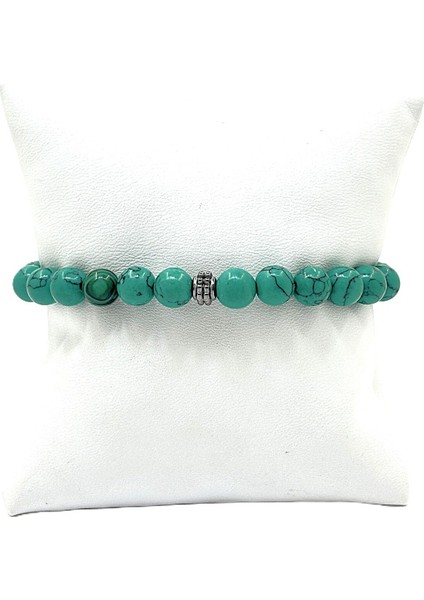 Unisex Esnek Misinalı Doğal Taş Bileklik