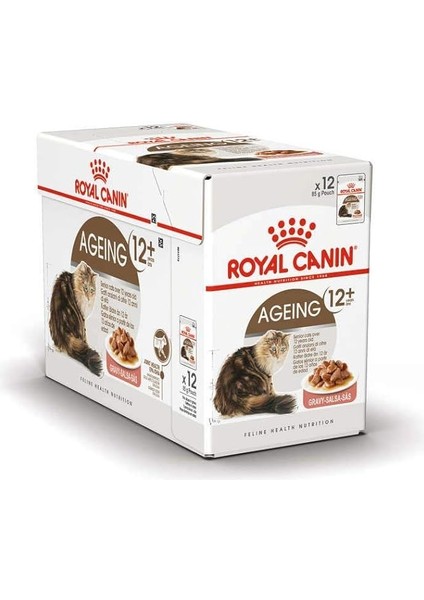 Ageing +12 Gravy Yaşlı Kedi, 85 x 12 Adet