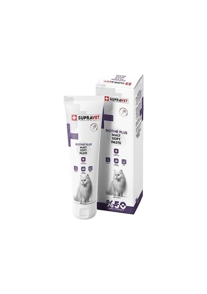 Supravet Biotine Plus Kediler Malt Paste 100 gr