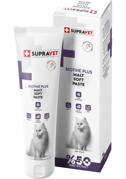 Supravet Biotine Plus Kediler Malt Paste 100 gr modelleri