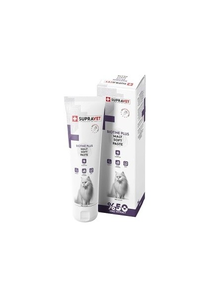 Supravet Biotine Plus Kediler Malt Paste 100 gr indirimleri
