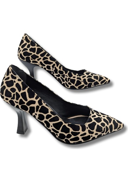 Stralende Kadın Leopar Desenli Stiletto - Stralende - Leopar - 36