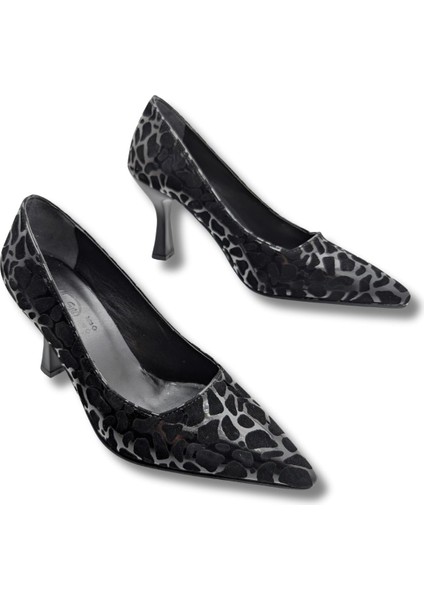 Stralende Kadın Leopar Desenli Stiletto - Stralende - Siyah - 36 fiyatları